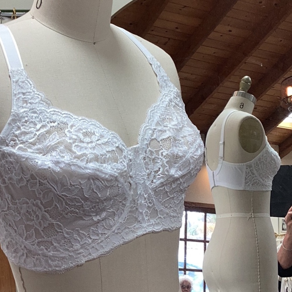 Elegant White Lace Bra
